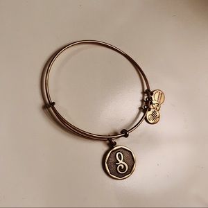 Gold Monogram “S” Alex & Ani Bracelet
